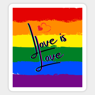 Pride Love is Love Sticker